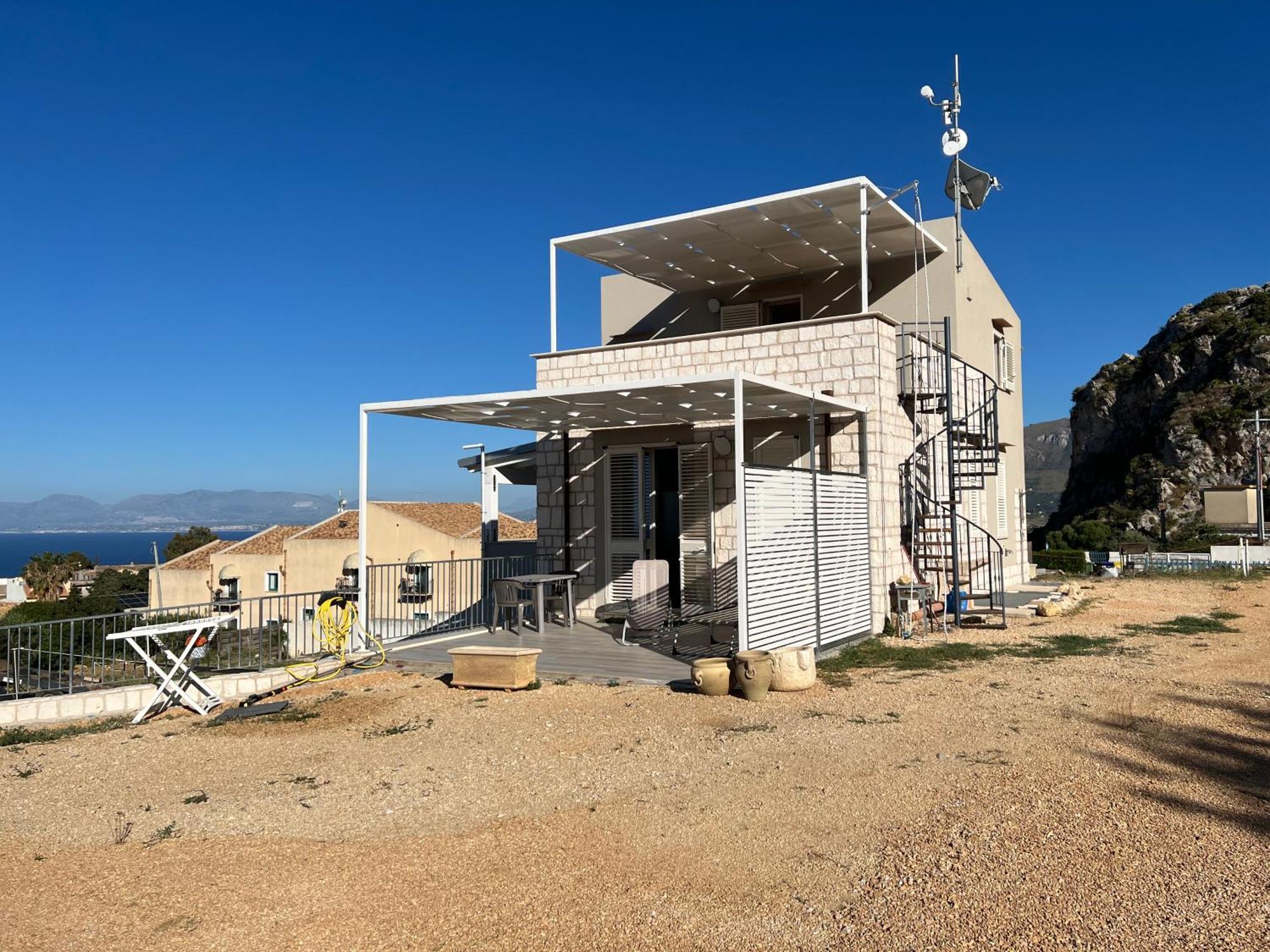 La Finestra Sul Mare Dello Zingaro Villa Скопело Екстериор снимка